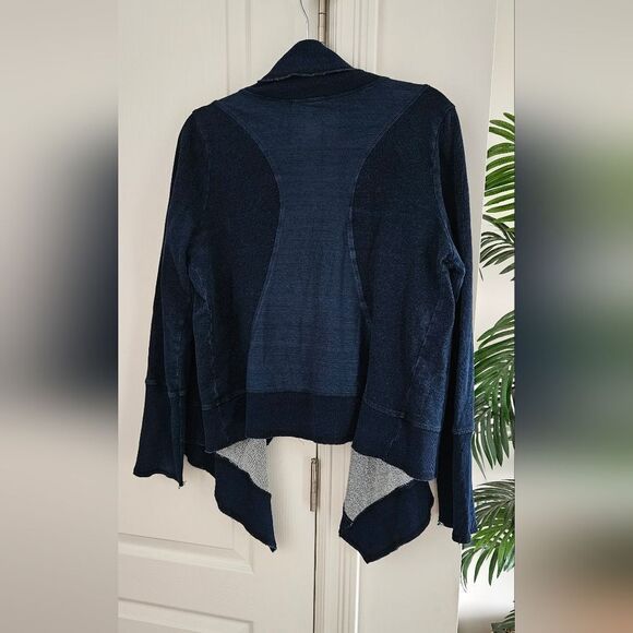 XCVI Blue Knit Shrug Sweater - Picture 4 of 4